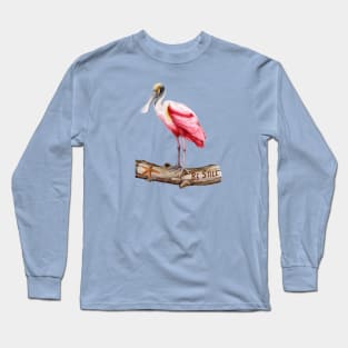 Spoonbill Long Sleeve T-Shirt